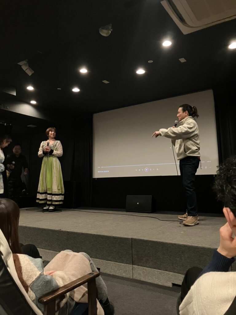 野寄聖統社長と、監督の増山麗奈さんによるトークショー。映画に関する熱い想い、出演した時のエピソードが聞ける時間となりました。